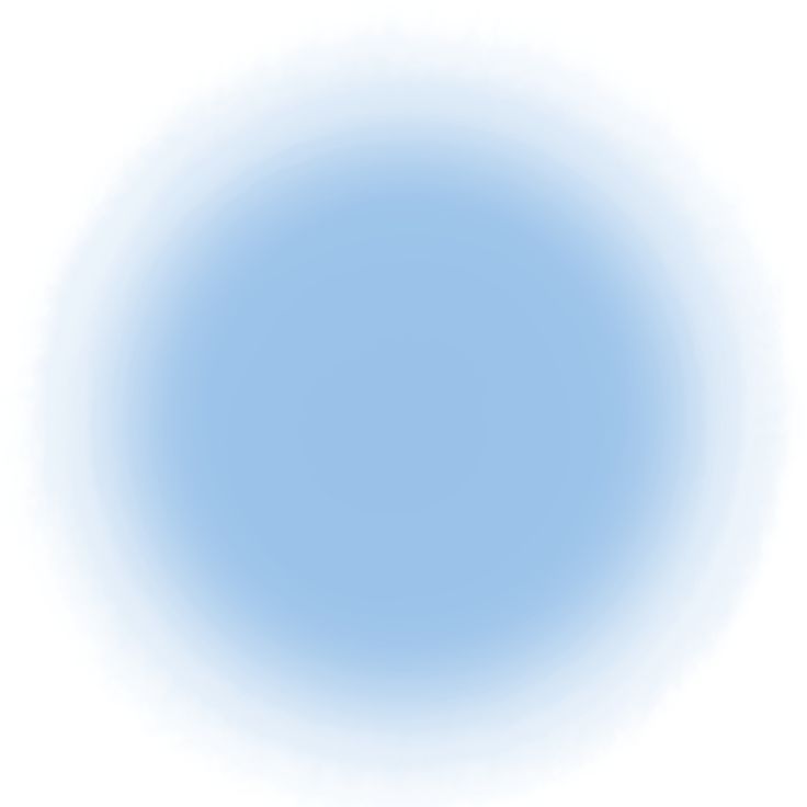 a blue circle on a white background