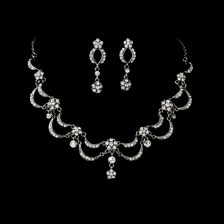 Affordable Elegance Bridal - Victorian Antique Silver Wedding Jewelry Set - sale!, $46.99 (https://affordableelegancebridal.com/victorian-antique-silver-wedding-jewelry-set-sale/) Silver Bridal Sets With Diamond Accents, Silver Jewelry Sets With Diamond Accents And Crystal, Silver Jewelry Sets With Diamond Accents, Silver Crystal Jewelry Sets With Diamond Accents, Silver Crystal Jewelry Sets With Elegant Design, Elegant Silver Bridal Sets With Rhinestones, Silver Crystal Bridal Sets For Anniversary, Silver Bridal Set With Rhinestones And Cubic Zirconia, Wedding Silver Jewelry Sets With Rhinestones