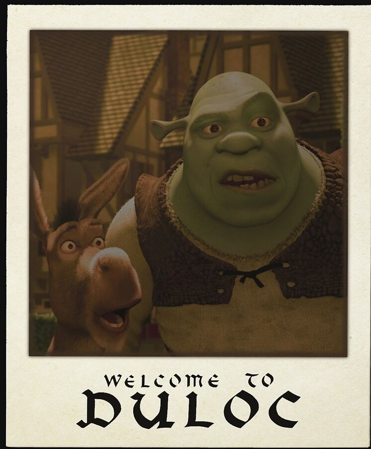 an advertisement for the animated movie, welcome to duloc