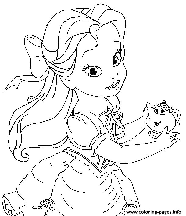 the princess from disney's little mermaid coloring page with her hand holding a frog