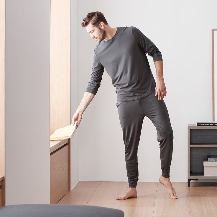 The SoftStretch Longsleeve is lightweight, has a slight stretch perfect for tossers and turners, and is quintessential to any cozy wardrobe. Made from the very same base material as our Cooling Eucalyptus AiryWeight sheets, our sleepwear is equally as soft, comfy, luxurious, breathable, and cooling. style. Linen Sheet Sets, Mens Loungewear, Ethical Clothing, French Linen, Pajama Shirt, Long Sleeve Pyjamas, Stylish Men, Long Sleeve Tee, Mens Long Sleeve