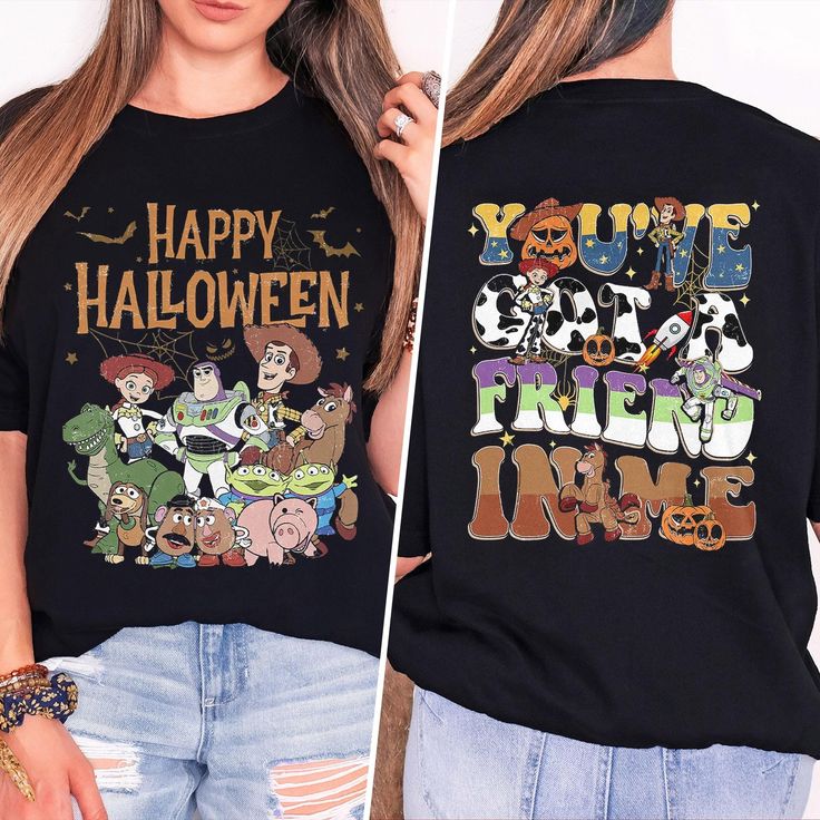 Funny Toy Story Movie Halloween Shirt, Happy Halloween Shirt, You've Got A Friend In Me Shirt, Toy Story Family Halloween Vacation Party Tee LS5655 Welcome to my store, where your shopping experience is my top priority! I am here to provide you with excellent assistance, so please don't hesitate to reach out if you have any special requests or questions. I will respond promptly to ensure your satisfaction. To make the ordering process smoother, please follow these steps: - Choose your desired co Funny Toy Story, Halloween Vacation, Toy Story Movie, Funny Toys, Bella Canvas Tees, Family Halloween, Ribbed Bodysuit, Toy Story, Halloween Shirt