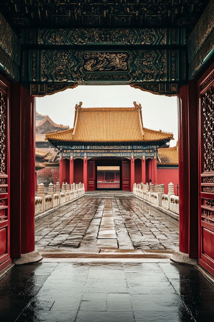 "Step into The Forbidden City! 🏯🔮 Discover the sprawling palace complex in Beijing, a masterpiece of Chinese imperial architecture.✨ #ForbiddenCity #TravelChina #HistoricSites" Beijing Forbidden City, Imperial Architecture, Traditional Chinese House, Chinese Palace, Imperial China, Chinese House, The Forbidden City, China Architecture, Antique Chinese Furniture