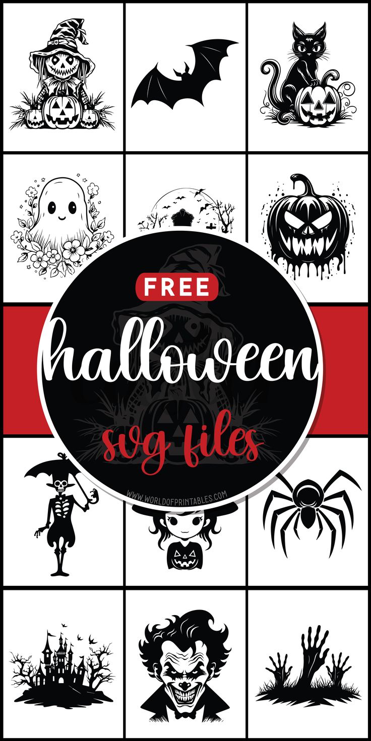 free halloween svg files for silhouettes and photoshopped with the text'free halloween svg files '