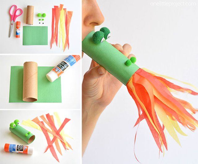 How to Make Paper Roll Dragon Craft | Fire Breathing Dragon — Steemit Chinese New Year Crafts, Birthday Party Decorations Diy, Dragon Crafts, Dragon Party, Toilet Paper Roll Crafts, Diy Birthday Party, Paper Roll Crafts, New Year's Crafts, Camping Crafts