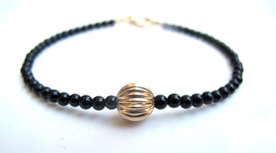 14k solid gold 8mm bead black onyx bracelet gemstone men women jewelry Minimalist Jewelry With 8mm Beads, Formal 14k Gold Jewelry With Polished Beads, Minimalist 8mm Bead Bracelet, Minimalist 8mm Bead Bracelet Jewelry, Modern Black Jewelry With 8mm Beads, Modern Black Jewelry With Gemstone Beads, Elegant Onyx Wire Wrapped Jewelry, Elegant Yellow Gold Bracelets With Black Beads, Elegant Yellow Gold Bracelet With Black Beads