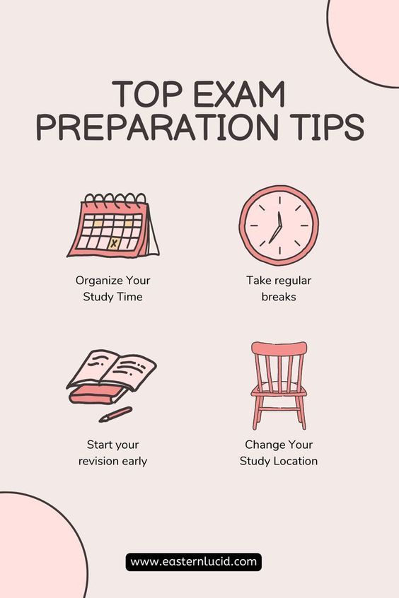 the top exam preparation tips for students to learn how to study and practice their writing skills