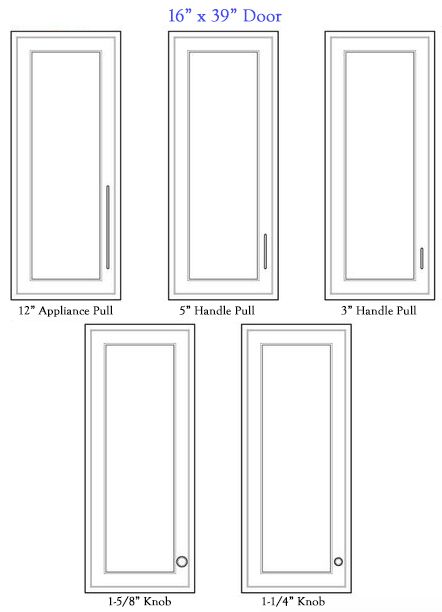 the measurements for doors and windows are shown in four different sizes, including one with an opening