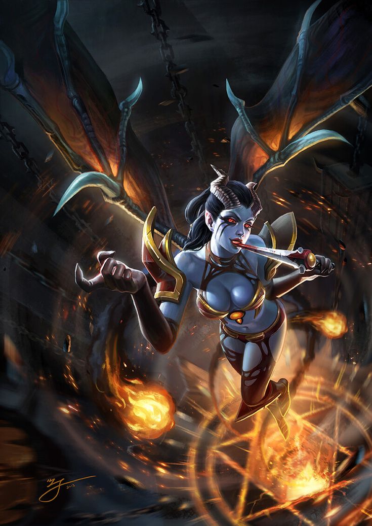 Queen Of Pain, Dota 2 Art, Defense Of The Ancients, Dota 2 Wallpaper, Battle Arena, Ange Demon, Dota 2, Bioshock, Mass Effect