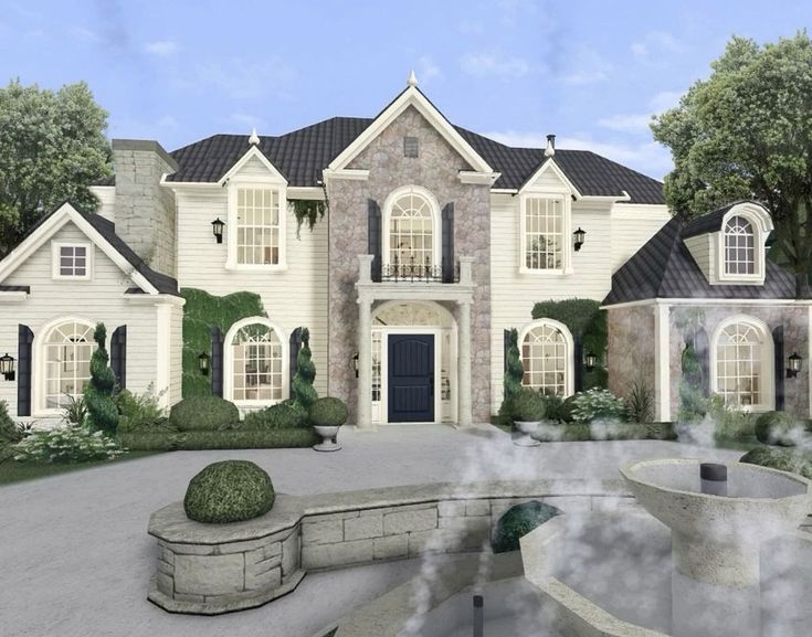 this is an artist's rendering of a luxury home