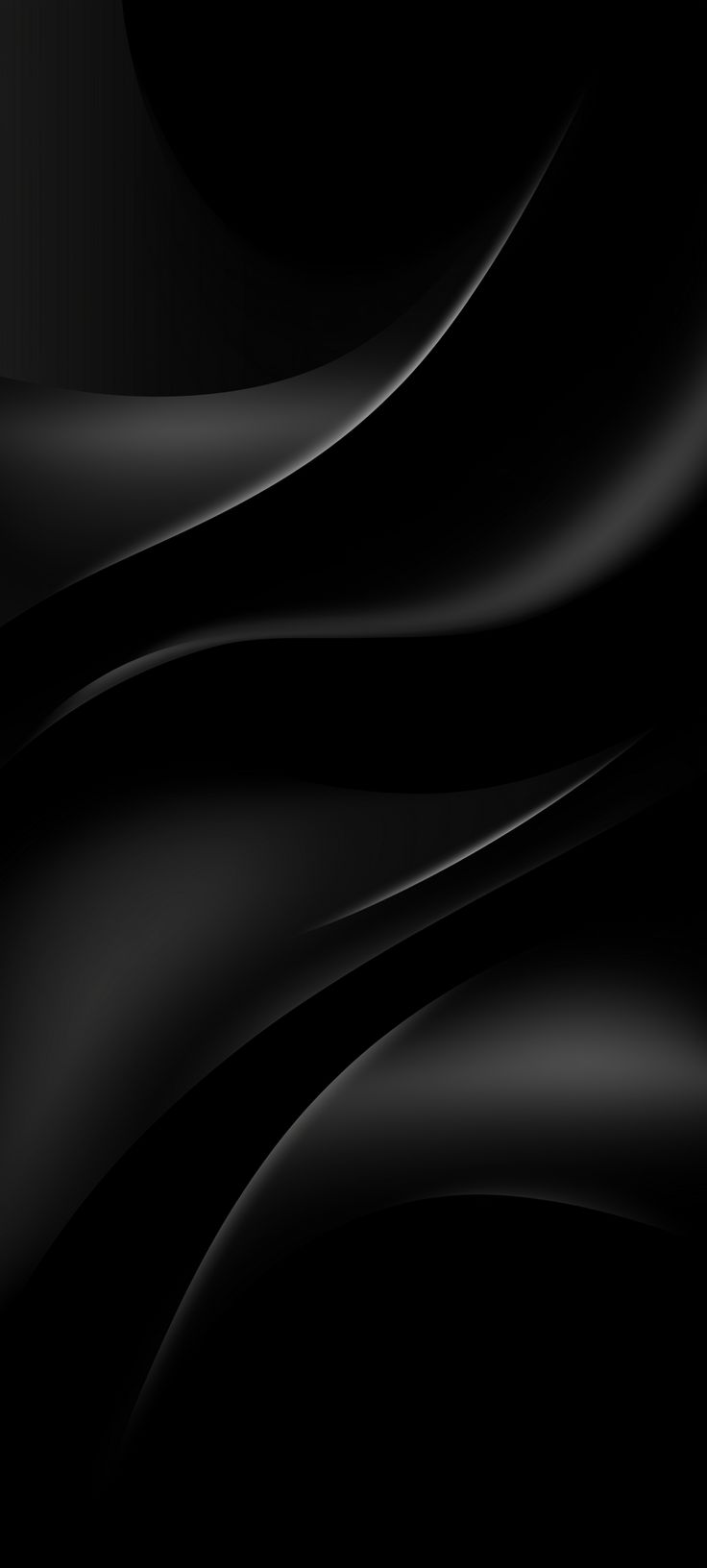 an abstract black background with wavy lines