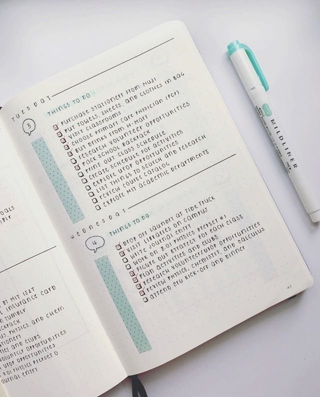 an open notebook with some writing on it