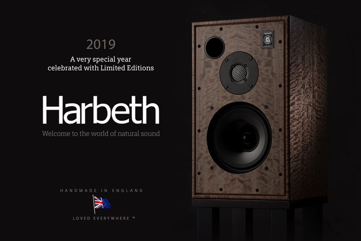 a speaker with the words, harbethh welcome to the world of natural sound