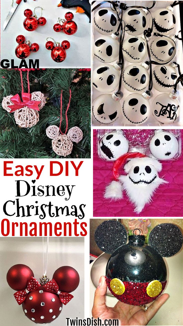 easy diy disney christmas ornaments