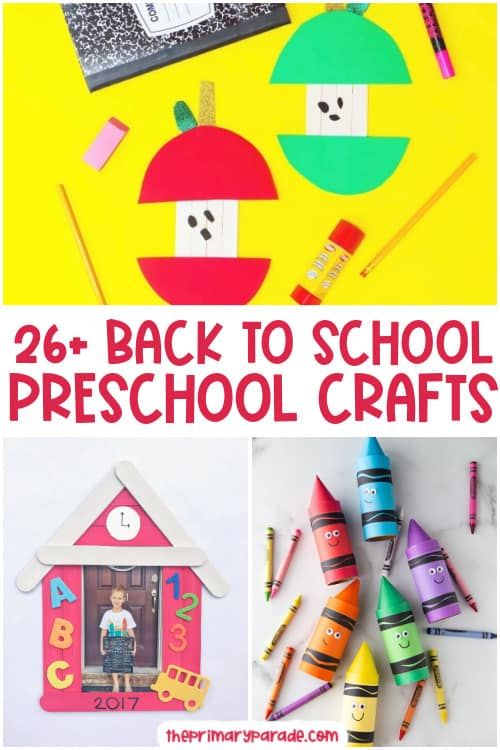 Back to school crafts for preschoolers Art Back To School Ideas, Back To School Activity For Preschoolers, Welcome Crafts Preschool, Easy First Day Of School Crafts, Back To School Art And Craft For Preschoolers, First Day Of School Crafts Preschool, First Day Of School Activities Preschool Craft, School Theme Activities For Toddlers, First Day Of School Prek Craft