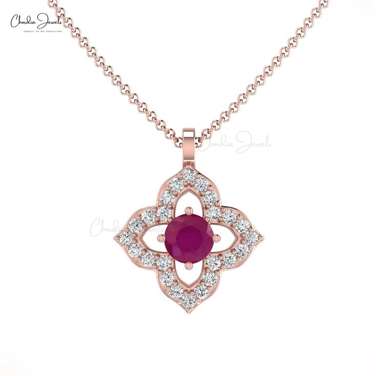 Description Elevate your style with our exquisite Ruby and Diamond Pendant, each a unique embodiment of timeless elegance. The Ruby Pendant, adorned with a captivating red gemstone, radiates passion and sophistication. Its prong setting ensures that the ruby takes center stage, making a bold statement of love and energy. The gold chain shown in pictures is just for reference and display purpose, in order pendant comes with a COMPLIMENTARY 925 SILVER CHAIN. Product Details SKU CJ P 1252 R Metal 1 Elegant Necklace With Diamond Accents And Lab-created Ruby, Elegant Necklace With Prong Setting And Lab-created Ruby, Elegant Necklace With Lab-created Ruby And Prong Setting, Elegant Red Diamond Necklace With Brilliant Cut, Red Round Cut Elegant Necklace, Fine Jewelry Ruby Diamond Necklace In Red, Elegant Ruby Round Necklace, Fine Jewelry Red Diamond Necklace With Brilliant Cut, Elegant Ruby Necklace With Round Stone