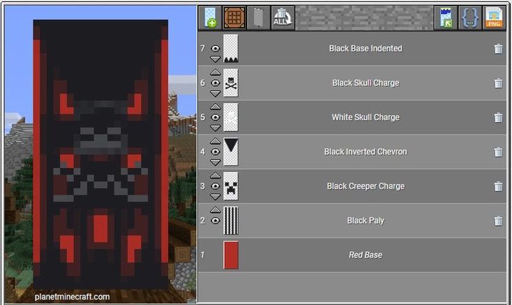 an image of a computer screen showing the settings for different types of items in minecraft