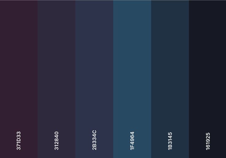 the color scheme for dark blue and purple