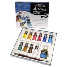 an artisan watercolor set in a box