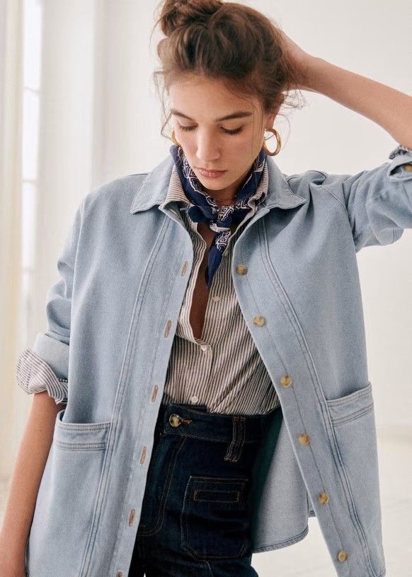 Sezane Will Jacket, Nice Clothes, Looks Street Style, Outfits Casuales, Parisian Style, Shopping Cart, Capsule Wardrobe, Autumn Winter Fashion, Style Me