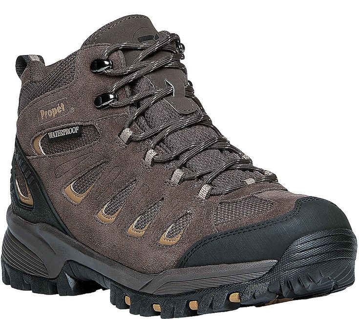 These boots were made for walking. Whether he's hitting the hills or the trails, these men's boots make the perfect hiking partner. From Propet. Rugged Ankle Work Boots For Outdoor Activities, Rugged Ankle Work Boots For Hiking, Steel Toe Ankle Hiking Boots For Outdoor Activities, Rugged Ankle Boots For Hiking, Rugged Steel Toe Boots For Outdoor, Reinforced Toe Ankle Work Boots For Hiking, Rugged Hiking Boots Impact Resistant, Rugged Hiking Boots With Impact Resistance, Rugged Impact-resistant Boots For Adventure