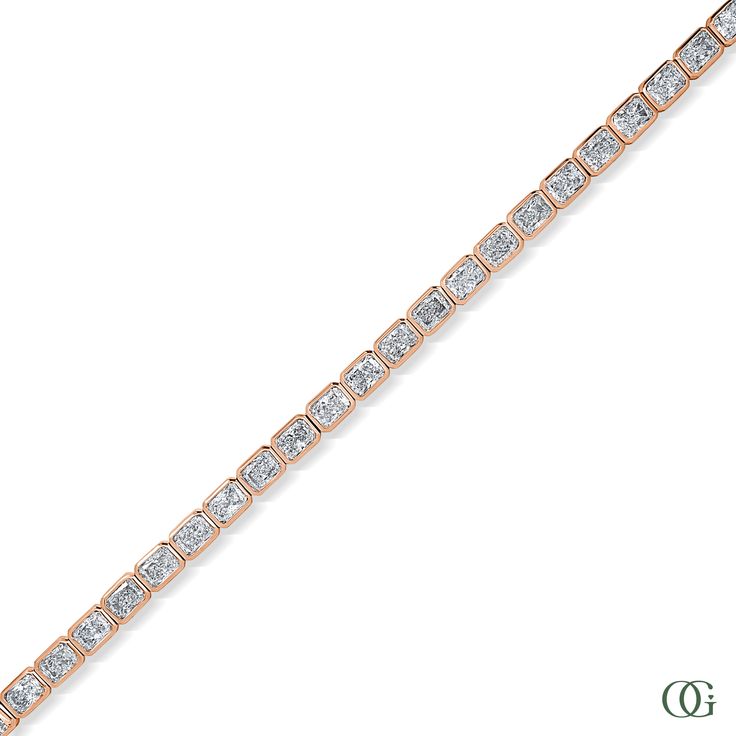 This stunning Tennis Bracelet is a must-have accessory for any formal occasion. Made with high-quality materials, it sparkles with every movement and adds a touch of elegance to any outfit. With its timeless design and expert craftsmanship, this bracelet is the perfect addition to any jewelry collection. Classic Baguette Cut Tennis Bracelet, Dazzling Rose Gold Bracelet For Formal Occasions, Elegant Tennis Bracelet With Single Cut Diamonds, Elegant Rose Gold Tennis Bracelet For Anniversary, Timeless Diamond Bracelet With 17 Jewels And Baguette Cut, Classic Diamond Bracelet For Evening, White Bracelet With Prong Setting For Formal Occasions, Timeless Baguette Cut Diamond Bracelet With 17 Jewels, Formal Rose Gold Bracelet With Cubic Zirconia