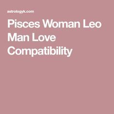 the title for genni woman leo man love compatibility