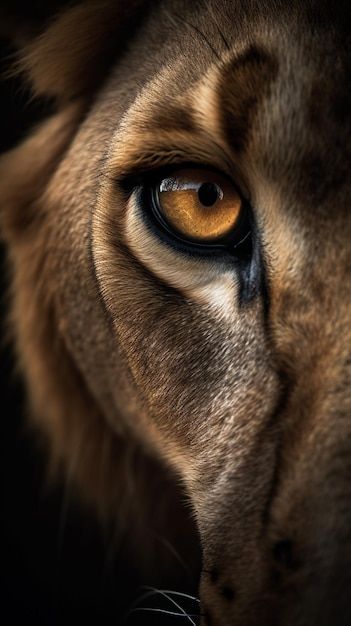 the eye of a cheetah is seen in this close up photo taken by an animal photographer