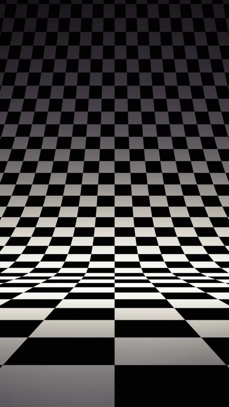 an abstract black and white checkerboard background