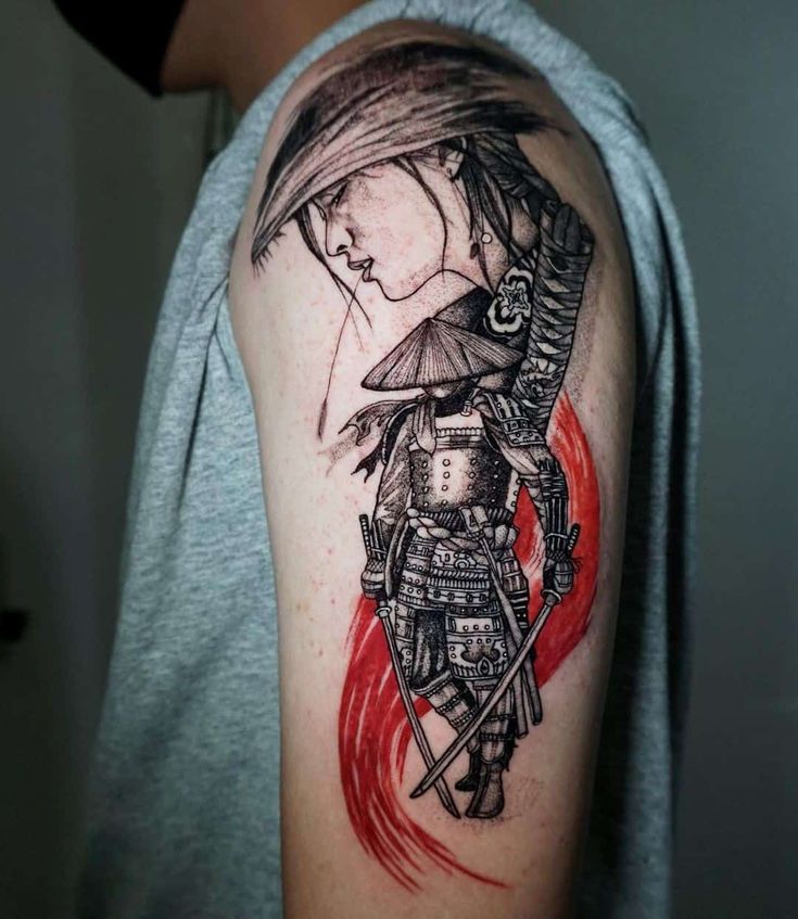 a person with a tattoo on their arm