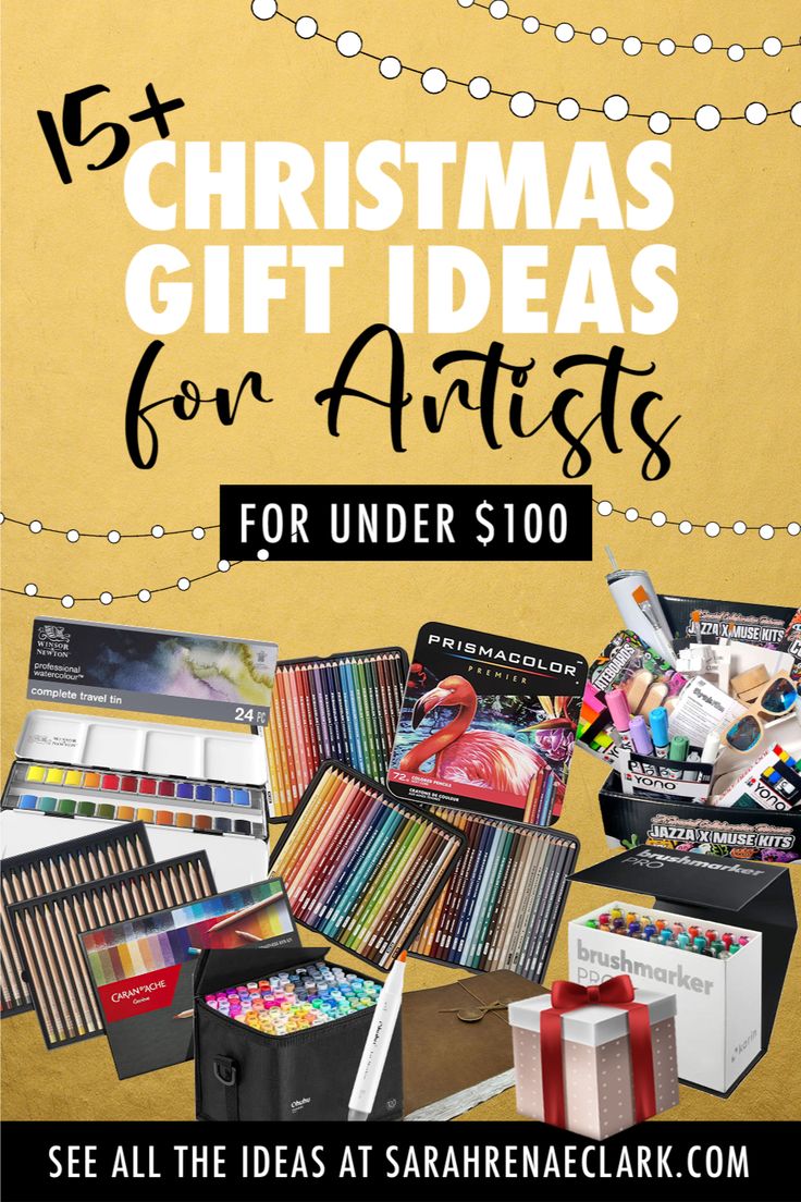 christmas gift ideas for artists under $ 100 see all the ideas at sarrenela clark com