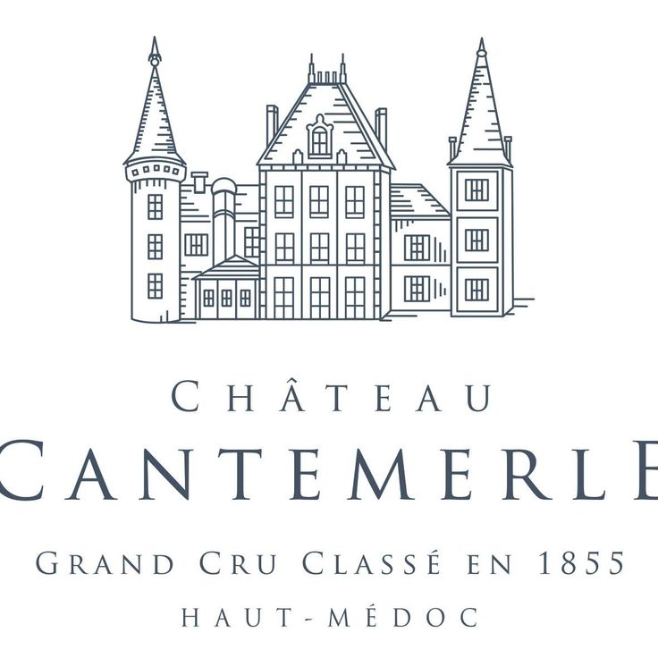 the logo for chateau can't - merie grand cru classen 1853