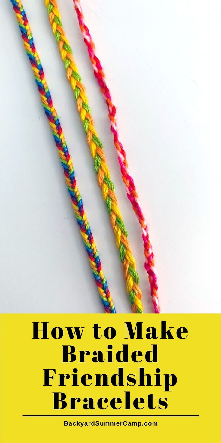 how to make braided friendship bracelets with text overlay that reads, how to make braided friends bracelets