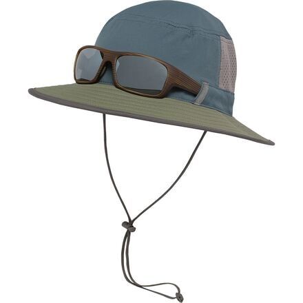 Not all who wander are lost, but we recommend they take a hat on their journeys. The Brushline's timeless design hits all the marks: lightweight, sun protective, breathable, water and stain resistant. The adjustable sizing system features some stretch for all-day wearability, and there's a nifty spot to hold your sunglasses. It's a good thing the Brushline packs up quick and easy, because you never know where your trails may go! Adjustable Visor Bucket Hat For Outdoor, Functional Adjustable Hat With Curved Brim, Waterproof Summer Sun Hat For Hiking, Waterproof Sun Hat For Summer Hiking, Summer Sun Hat For Outdoor Activities With Short Brim, Summer Sun Hat With Short Brim For Outdoor Activities, Packable Brimmed Travel Hat, Adjustable Brimmed Bucket Hat For Outdoor Activities, Casual Outdoor Hat With Uva Protection