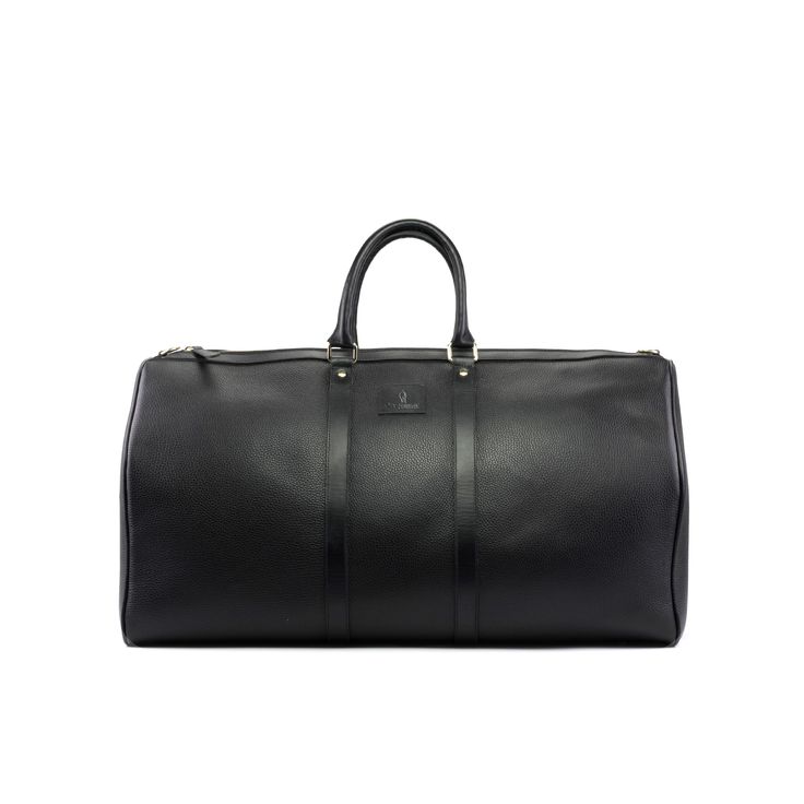 Heavy hardware and durable leather straps make our Duffle Bag durable and suitable for all your travel... whether on vacation or simply heading to the office. Designed to be as spacious and long-lasting as you need. Its dimensions are 24 x 12.6 x 11.4 inches / 61 x 32 x 29 cm (width x height x depth) THE DETAILS: Materials: black full grain italian calf leather + black box Italian calf leather + red box italian leather shoulder strap lining: Dark Brown Fabric THE FINE PRINT: Production timeline/ Elegant Everyday Rectangular Duffle Bag, Elegant Rectangular Everyday Duffle Bag, Elegant Rectangular Duffle Bag For Everyday Use, Leather Handle Rectangular Travel Bag For Business Trips, Classic Rectangular Weekender Bag For Travel, Luxury Tote Duffle Bag For Overnight Trips, Luxury Duffle Bag Tote For Overnight Trips, Rectangular Travel Bag With Leather Handles For Business Trips, Luxury Weekender Bag For Overnight Trips