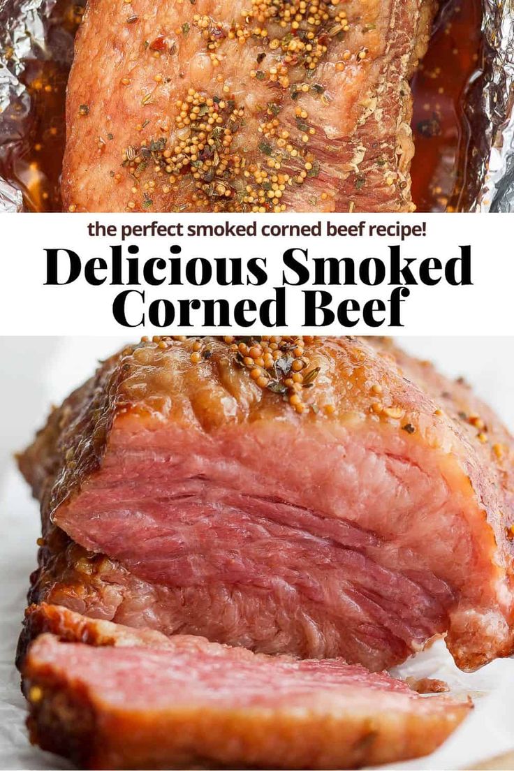 delicious smoked corned beef is the perfect appetizer for any occasion