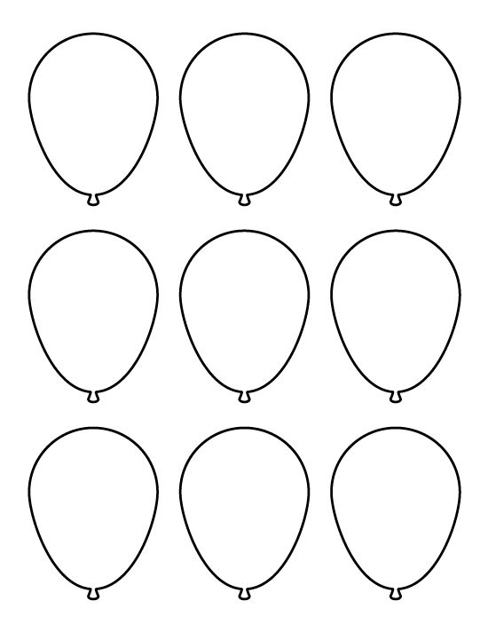 six balloons are shown in black and white