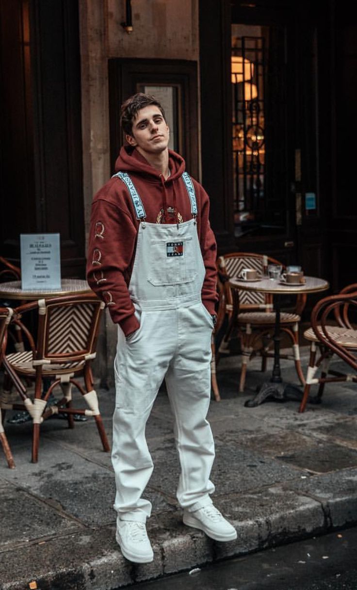 Style Salopette, Mens Casual Outfits Summer, Street Style Outfits Men, Mens Casual Dress Outfits, Men Stylish Dress, Guys Clothing Styles, Mens Outfit Inspiration, Mens Fashion Streetwear, Mode Casual