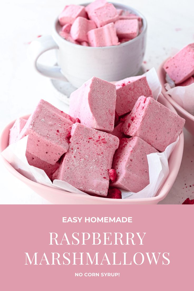 easy homemade raspberry marshmallows recipe