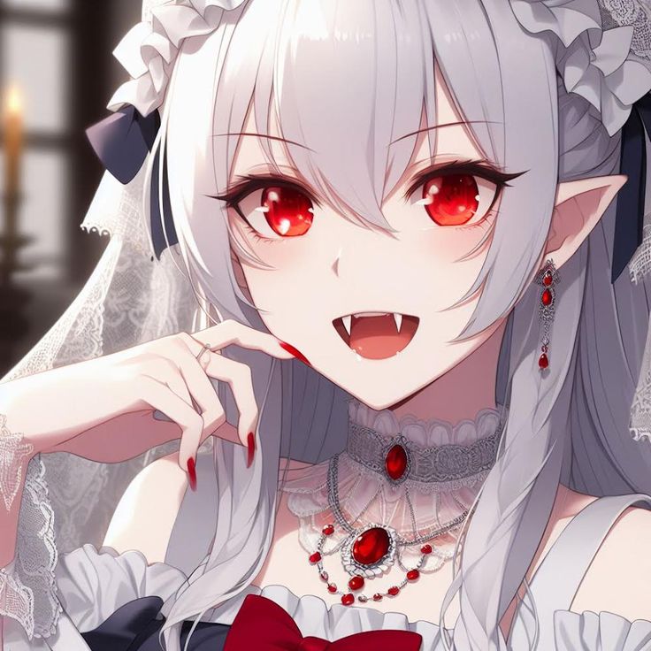 #vampire #anime #animeicons #aesthetic Vampire Eyes Anime, Anime Pfp Vampire, Anime Vampire Pfp, Anime Vampire Aesthetic, Vampire Anime Female, Anime Vampire Female, Vampire Reference, Font Iphone, Girl Vampire