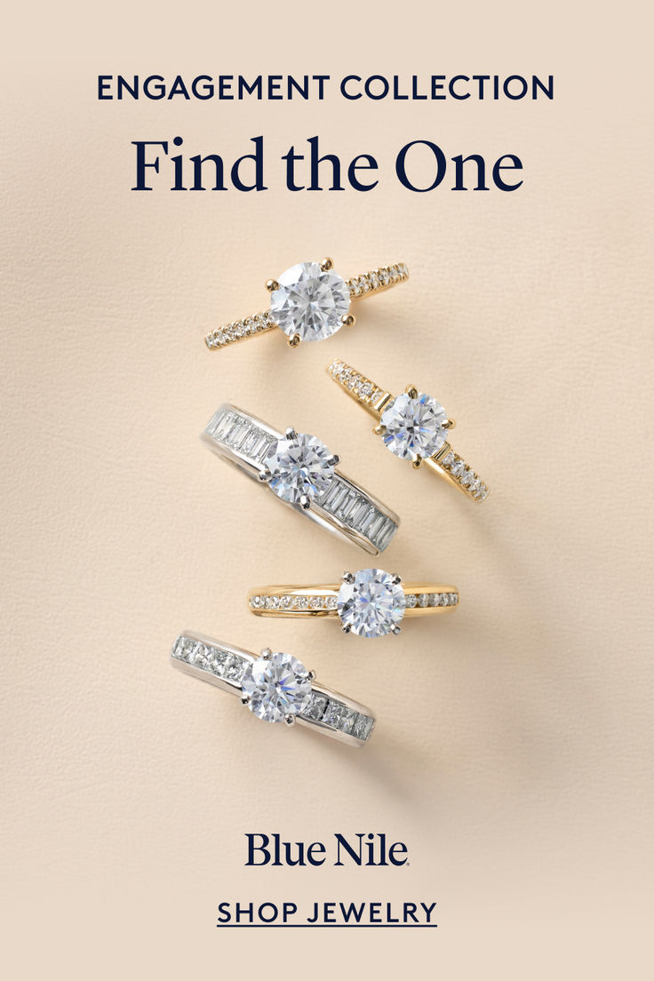 engagement collection find the one blue nile shop jewelry