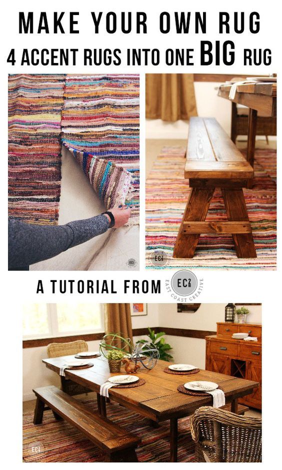 the instructions for how to make your own rug