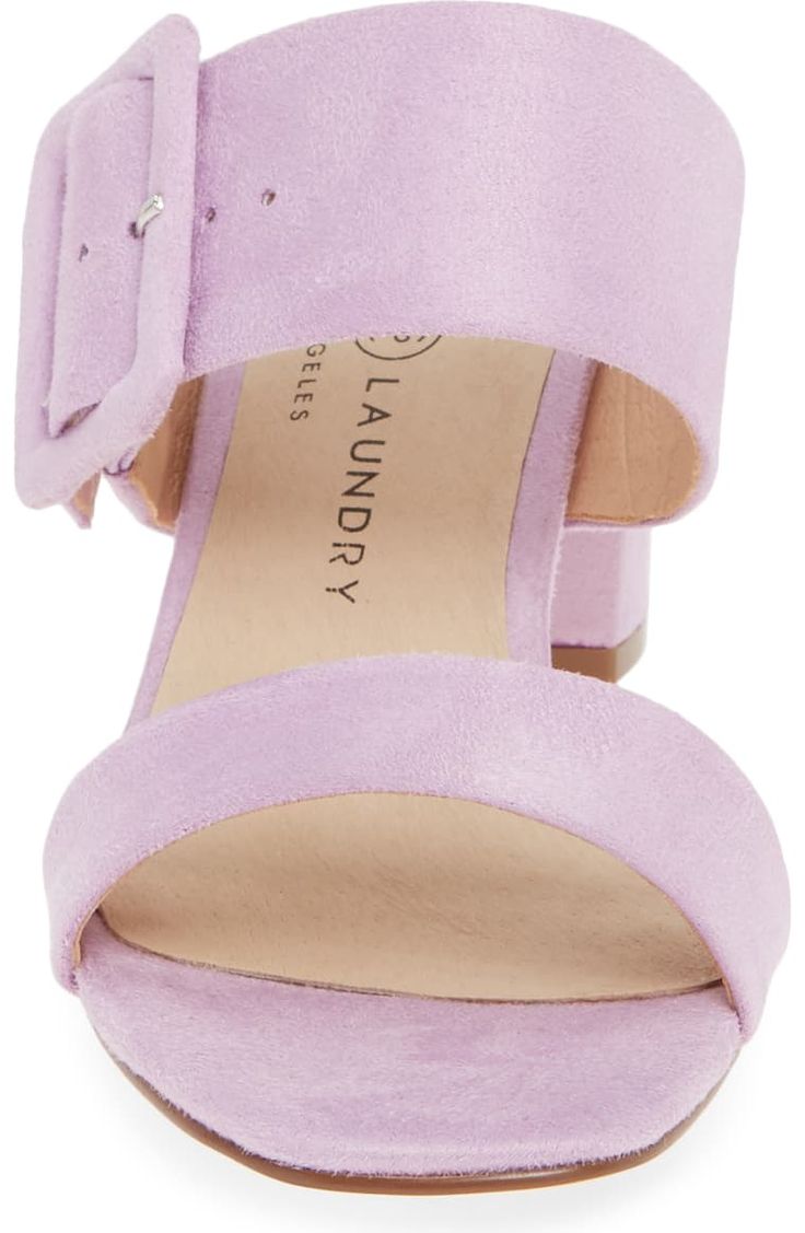 Chinese Laundry Yippy Block Heel Sandal (Women) | Nordstrom Elegant Purple Block Heel Sandals, Purple Block Heel Sandals In Synthetic, Blue Block Heel Sandals With 4-inch Heel, Purple Sandals With 4-inch Block Heel, Purple Sandals With 4-inch Heel And Open Heel, Chinese Laundry, Wide Straps, Block Heels Sandal, Slip On Sandal