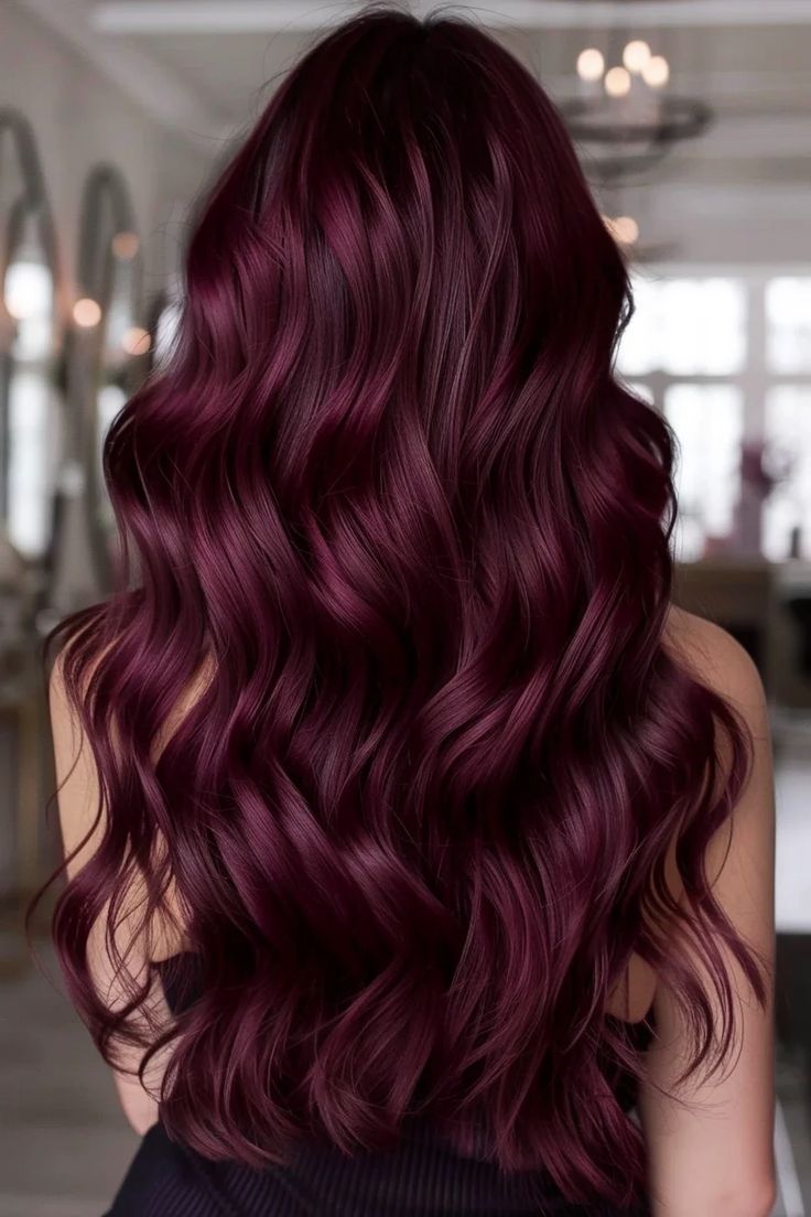 Chocolate Cherry Brown Hair, Dark Cherry Hair Color, Cherry Red Hair Color, Dark Cherry Hair, Hair Styles To Try, Cherry Brown Hair, Pelo Color Vino, Cherry Cola Hair, Brown Hair Ideas