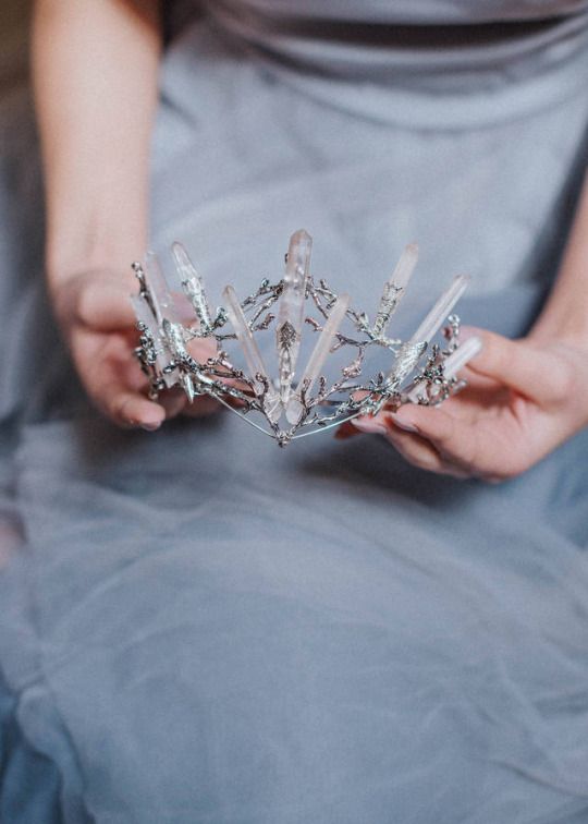 Whimsical Bride, Bohemian Bridal Hair, Elven Fairy, Quartz Crown, Bohemian Princess, Crystal Crown Tiaras, Crown Crystal, Amethyst Quartz Crystal, Silver Headband