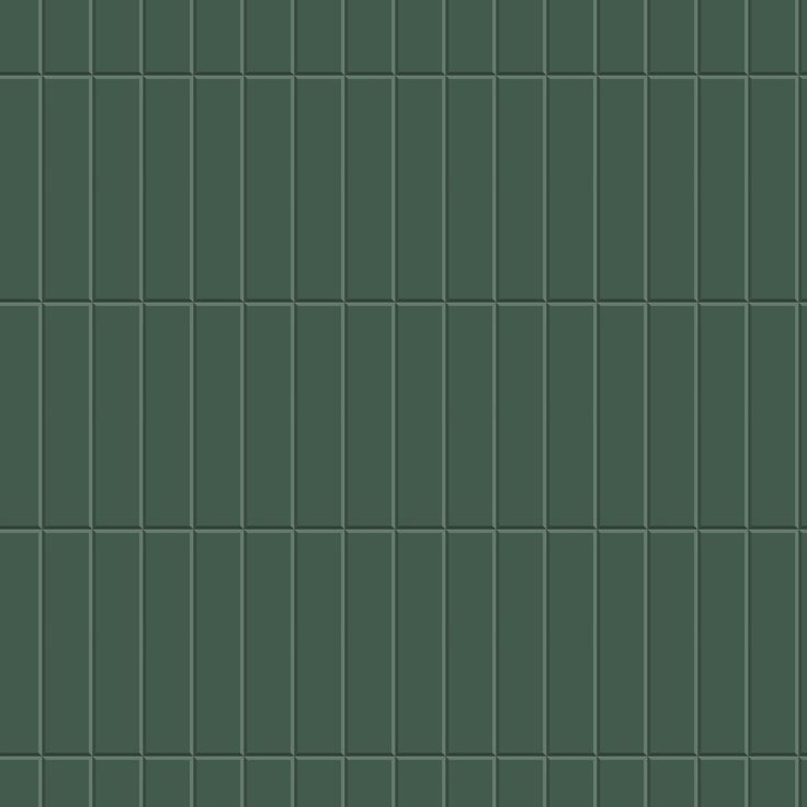 a dark green tile wallpaper with vertical lines in the center and diagonals on each side