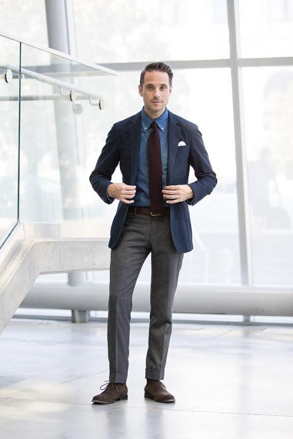 If Your Version of Business Casual Includes a Tie #men'sbusinessoutfit #men's #business #outfit #menswear Mens Business Casual Jeans Outfits, Men’s Business Fashion, Men’s Business Attire, Business Professional Outfits Men, Business Casual Men Outfits, Business Casual Outfit Ideas, He Spoke Style, Business Casual Attire For Men, Fall Business Casual Outfits