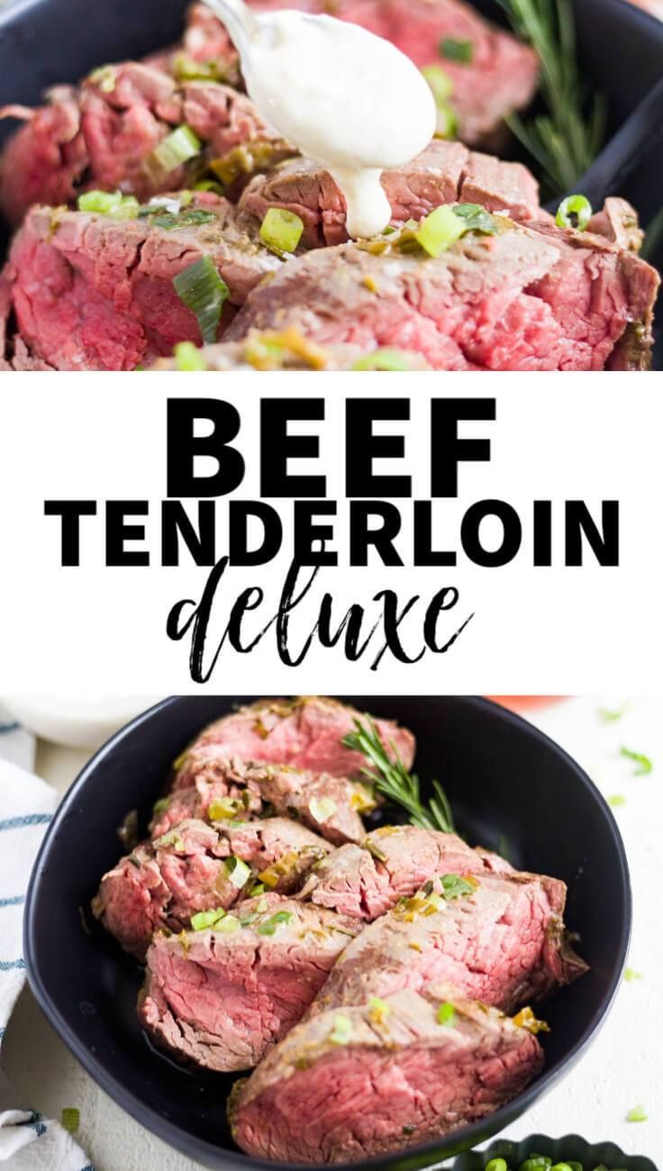 the best beef tenderloin recipe is so easy to make and it's delicious