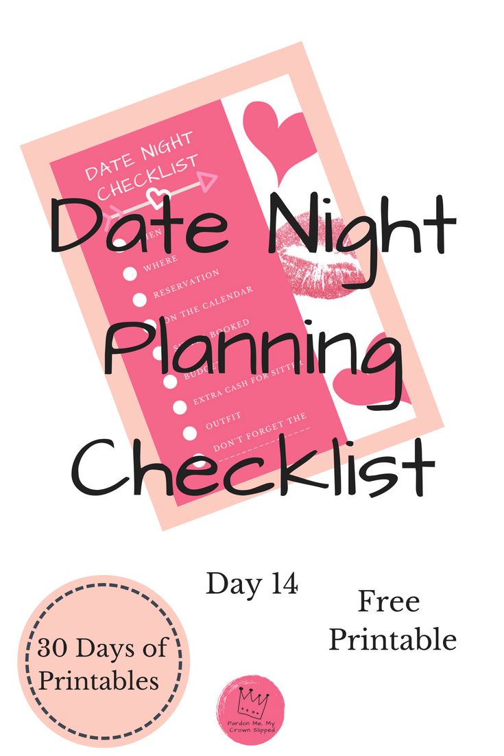 Get this date night planning checklist to make sure nothing gets in the way. #dates #valentines #datenight #relationships #marriage #printable #planner Marriage Challenge, Valentines Date Ideas, Parenting Plan, Dating Again, Planning Checklist, Planning Printables, Dating Quotes, Online Dating, Mom Blogs