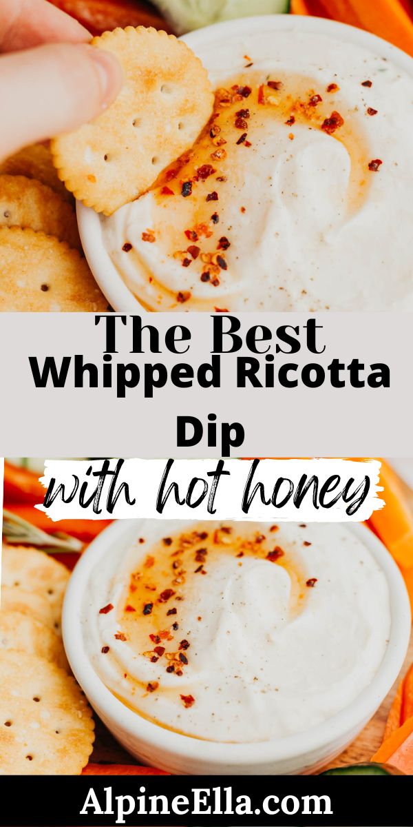 the best whipped ricotta dip with hot tortilla chips is an easy appetizer